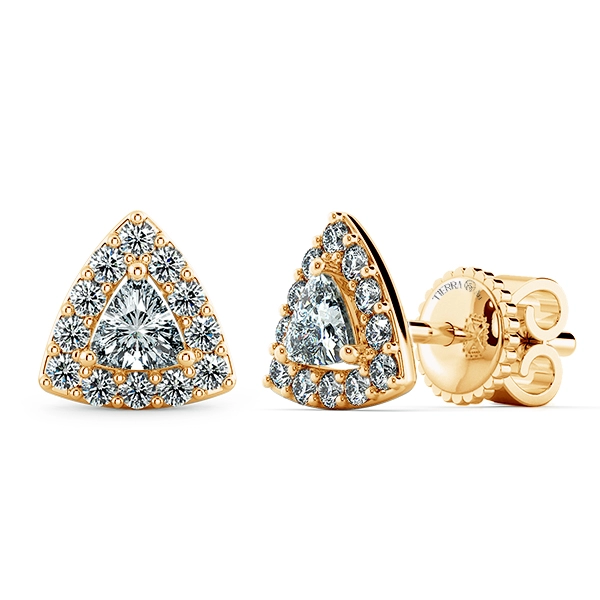 Halo Triangle Earrings BTA2106 2